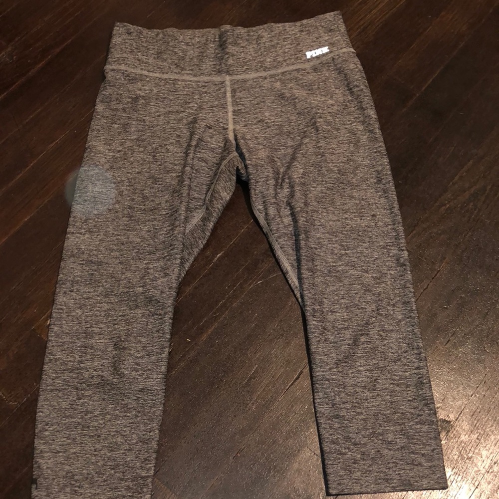 Pink ultimate yoga crop leggings